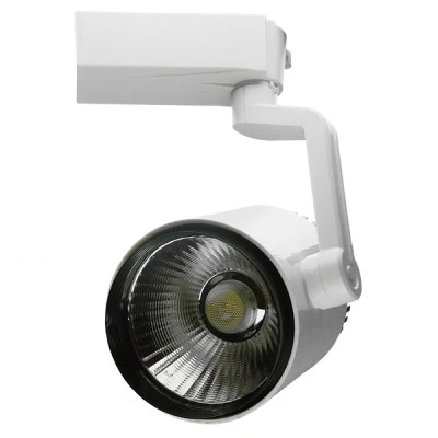 Φωτιστικό Σποτ Ράγας Διφασικό Bridgelux COB LED 30W 230V 3600lm 24° Ψυχρό φως 6000k Φωτιστικό Σποτ Ράγας Διφασικό Bridgelux COB LED 30W 230V 3600lm 24° Ψυχρό φως 6000k