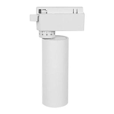 Φωτιστικό Σποτ Ράγας Λευκό Μονοφασικό Bridgelux COB LED 10W 230V 1200lm 30° Θερμό φως 3000k Φωτιστικό Σποτ Ράγας Λευκό Μονοφασικό Bridgelux COB LED 10W 230V 1200lm 30° Θερμό φως 3000k
