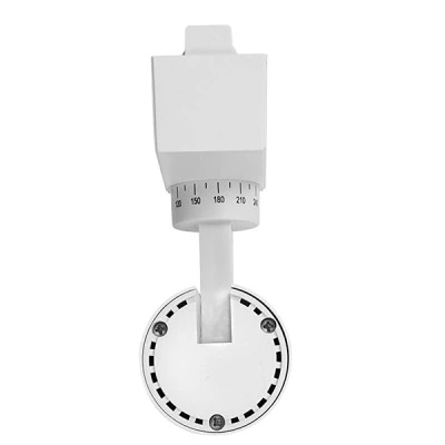 Φωτιστικό Σποτ Ράγας Λευκό Μονοφασικό Bridgelux COB LED 10W 230V 1200lm 30° Θερμό φως 3000k Φωτιστικό Σποτ Ράγας Λευκό Μονοφασικό Bridgelux COB LED 10W 230V 1200lm 30° Θερμό φως 3000k