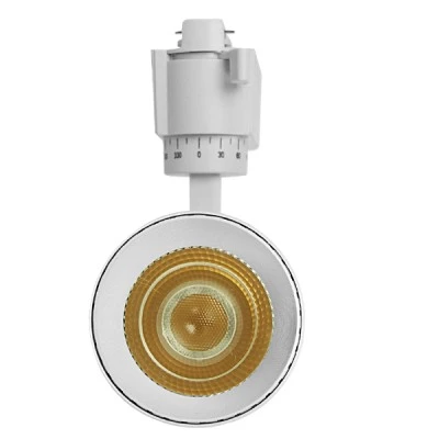 Φωτιστικό Σποτ Ράγας Λευκό Μονοφασικό Bridgelux COB LED 20W 230V 2400lm 30° Θερμό φως 3000k Φωτιστικό Σποτ Ράγας Λευκό Μονοφασικό Bridgelux COB LED 20W 230V 2400lm 30° Θερμό φως 3000k