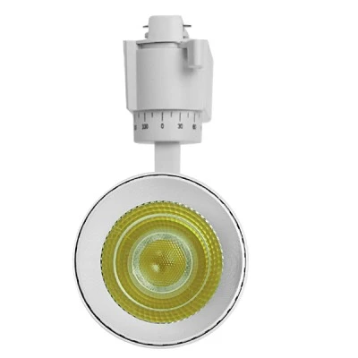 Λευκό Φωτιστικό Σποτ Ράγας Μονοφασικό Bridgelux COB LED 20W 230V 2600lm 30° Ψυχρό φως 6000k