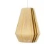 GloboStar® SALERNO 02334 Boho Κρεμαστό Φωτιστικό Πλέγμα Μονόφωτο 1 x E27 IP20 Μπεζ, Καφέ & Κίτρινο Νήμα - Μ50 x Π50 x Υ60cm