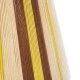 GloboStar® SALERNO 02334 Boho Κρεμαστό Φωτιστικό Πλέγμα Μονόφωτο 1 x E27 IP20 Μπεζ, Καφέ & Κίτρινο Νήμα - Μ50 x Π50 x Υ60cm