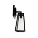 Vintage επιτοίχια απλίκα kelvo® ASETYLIN για λάμπα E27 AC 220-240V IP20 μαύρη 18x17x37cm 01032
