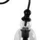 Vintage φωτιστικό τοίχου - απλίκα με ντουί 1 x E27 kelvo® LILLY AC 220-240V IP20 μαύρο & διάφανο 38x20x37cm 01064 Vintage φωτιστικό τοίχου - απλίκα με ντουί 1 x E27 kelvo® LILLY AC 220-240V IP20 μαύρο & διάφανο 38x20x37cm 01064