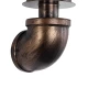 Vintage φωτιστικό τοίχου - απλίκα kelvo® RAZA με ντουί E27 AC 220-240V IP20 χάλκινο 13x12x38cm 01105