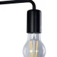 Φωτιστικό τοίχου απλίκα kelvo® MISSAM με ντουί E27 AC 220-240V IP20 μαύρο 14x20x10cm 01119