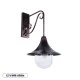 GloboStar® ANNIEL 01124 Vintage Φωτιστικό Τοίχου - Απλίκα Μονόφωτο 1 x E27 AC 220-240V IP20 - Μ27 x Π40 x Υ56cm - Καφέ Σκουριά Μεταλλικό Καμπάνα