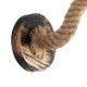 Vintage φωτιστικό τοίχου kelvo® DAKER απλίκα με ντουί E27 1 x E27 AC 220-240V IP20 χάλκινο εφέ σκουριάς & μπεζ 10x22x15cm 01126