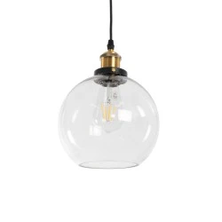 Vintage Κρεμαστό Φωτιστικό Οροφής με Ντουί 1 x E27 AC 220-240V IP20 - Πολύχρωμο - Μ20 x Π20 x Y25cm