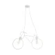Vintage κρεμαστό φωτιστικό BIKE με ντουί 2 x E27 AC 220-240V IP20 - Λευκό Vintage κρεμαστό φωτιστικό BIKE με ντουί 2 x E27 AC 220-240V IP20 - Λευκό