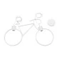 Vintage κρεμαστό φωτιστικό BIKE με ντουί 2 x E27 AC 220-240V IP20 - Λευκό Vintage κρεμαστό φωτιστικό BIKE με ντουί 2 x E27 AC 220-240V IP20 - Λευκό