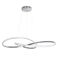 Κρεμαστό Φωτιστικό Design LED DEXTER CCT 120W 13440lm 300° AC 220-240V - Εναλλαγή Φωτισμού μέσω Τηλεχειριστηρίου All In One- Νίκελ Βούρτσας 