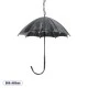 GloboStar® UMBRELLA 01407 Vintage Industrial Κρεμαστό Φωτιστικό Οροφής Πολύφωτο Γκρι Σκουριά Μεταλλικό Φ58 x Υ60cm