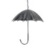 GloboStar® UMBRELLA 01407 Vintage Industrial Κρεμαστό Φωτιστικό Οροφής Πολύφωτο Γκρι Σκουριά Μεταλλικό Φ58 x Υ60cm