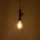 Vintage Κρεμαστό Φωτιστικό Οροφής με Ντουί 1 x E27 AC 220-240V IP20 - Χάλκινο & Κόκκινο - Μ5 x Π5 x Y20cm GloboStar® SPIGOT 01413 Vintage Industrial Κρεμαστό Φωτιστικό Οροφής Μονόφωτο 1 x E27 Μπρούτζινο Μεταλλικό Μ5 x Π7.5 x Y20cm