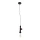 GloboStar® SPIGOT 01414 Vintage Industrial Κρεμαστό Φωτιστικό Οροφής Μονόφωτο 1 x E27 Καφέ Σκουριά Μεταλλικό Μ5 x Π7.5 x Y20cm
