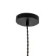 GloboStar® SPIGOT 01415 Vintage Industrial Κρεμαστό Φωτιστικό Οροφής Μονόφωτο 1 x E27 Μαύρο Μεταλλικό Μ5 x Π7.5 x Y20cm