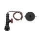 GloboStar® SPIGOT 01415 Vintage Industrial Κρεμαστό Φωτιστικό Οροφής Μονόφωτο 1 x E27 Μαύρο Μεταλλικό Μ5 x Π7.5 x Y20cm