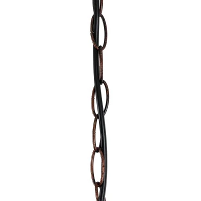 GloboStar® HARROW 01572 Vintage Industrial Κρεμαστό Φωτιστικό Οροφής Μονόφωτο 1 x E27 Καφέ Σκουριά Μεταλλικό Πλέγμα Φ33 x Υ32cm