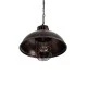 GloboStar® HARROW 01572 Vintage Industrial Κρεμαστό Φωτιστικό Οροφής Μονόφωτο 1 x E27 Καφέ Σκουριά Μεταλλικό Πλέγμα Φ33 x Υ32cm