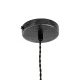 GloboStar® SPIGOT 01583 Vintage Industrial Κρεμαστό Φωτιστικό Οροφής Μονόφωτο 1 x E27 Ασημί Μεταλλικό Μ5 x Π7.5 x Y20cm