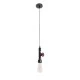 GloboStar® SPIGOT 01583 Vintage Industrial Κρεμαστό Φωτιστικό Οροφής Μονόφωτο 1 x E27 Ασημί Μεταλλικό Μ5 x Π7.5 x Y20cm