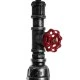 GloboStar® SPIGOT 01583 Vintage Industrial Κρεμαστό Φωτιστικό Οροφής Μονόφωτο 1 x E27 Ασημί Μεταλλικό Μ5 x Π7.5 x Y20cm