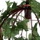GloboStar® NEST 01642 Vintage Κρεμαστό Φωτιστικό Φιγούρα Μονόφωτο 1 x E27 IP20 Χάλκινο Μέταλλο με Πράσινο Πλαστικό - Μ48 x Π38 x Y40cm