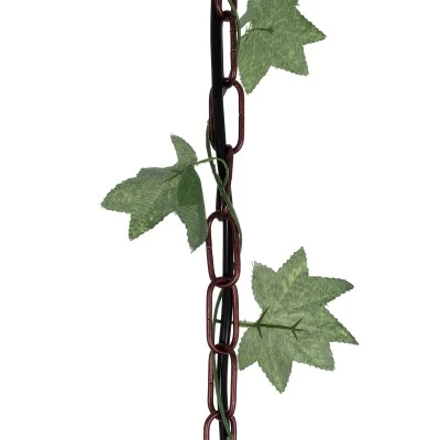 GloboStar® NEST 01642 Vintage Κρεμαστό Φωτιστικό Φιγούρα Μονόφωτο 1 x E27 IP20 Χάλκινο Μέταλλο με Πράσινο Πλαστικό - Μ48 x Π38 x Y40cm
