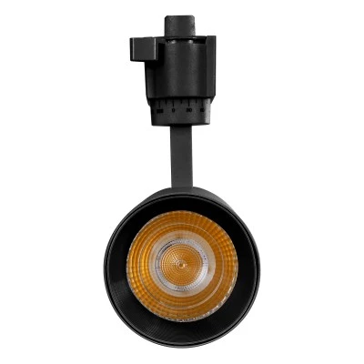 Φωτιστικό Σποτ Ράγας Μαύρο Μονοφασικό Bridgelux COB LED 20W 230V 2400lm 30° Θερμό φως 3000k