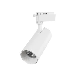 Φωτιστικό Σποτ Ράγας Λευκό Μονοφασικό Bridgelux COB LED 30W 230V 3600lm 30° Θερμό φως 3000k