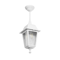 Vintage μονόφωτο φωτιστικό οροφής SOLME με ντουί E27 AC 220-240V IP44 λευκό 15x15x27cm