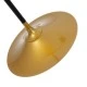 Πολύφωτο οροφής JOLIET μοντέρνο με 4 ντουί G9 AC 220-240V IP20 μαύρο και χρυσό 93x20x106cm