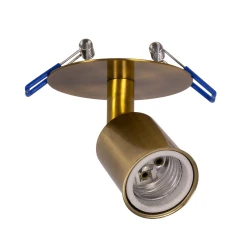 Χωνευτό φωτιστικό οροφής SARA με ντουί 1 x E27 AC 220-240V IP20 χρυσό 8.5x8.5x11cm Χωνευτό φωτιστικό οροφής SARA με ντουί 1 x E27 AC 220-240V IP20 χρυσό 8.5x8.5x11cm