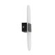 GLOBOSTAR® RARE 61337 Μοντέρνο Φωτιστικό Τοίχου - Απλίκα LED 5W 600lm 180° AC 220-240V IP20 Ρυθμιζόμενο Λευκό CCT με On/Off 2700K/4500K/6000K - Lumileds SMD Chip - Μαύρο Ματ - Μ10 x Π5 x Υ27.5cm - 3 Χρόνια Εγγύηση