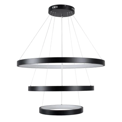 Κρεμαστό φωτιστικό οροφής LED kelvo® NEMESIS 120W 12000lm 180° AC 220-240V IP20 ρυθμιζόμενο λευκό CCT με χειριστήριο από 2700K έως 6000K ντιμαριζόμενο μαύρο ματ 80x80x80cm