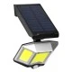 Αυτόνομος  ηλιακός προβολέας LED COB 20W ψυχρό φως 6000K 1500lm με μπαταρία 2400mAh, φωτοβολταϊκό πάνελ με αισθητήρα ημέρας-νύχτας-κίνησης IP65