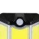 Αυτόνομος  ηλιακός προβολέας LED COB 20W ψυχρό φως 6000K 1500lm με μπαταρία 2400mAh, φωτοβολταϊκό πάνελ με αισθητήρα ημέρας-νύχτας-κίνησης IP65