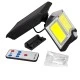 Αυτόνομος  ηλιακός προβολέας LED COB 20W ψυχρό φως 6000K 1500lm με μπαταρία 2400mAh, φωτοβολταϊκό πάνελ με αισθητήρα ημέρας-νύχτας-κίνησης IP65