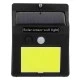 Αυτόνομο ηλιακό φωτιστικό LED COB 12W 1200lm ψυχρό φως 6000K με μπαταρία 1200mAh, φωτοβολταϊκό πάνελ &, αισθητήρα ημέρας-νύχτας-κίνησης IP65