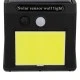 Αυτόνομο ηλιακό φωτιστικό LED COB 12W 1200lm ψυχρό φως 6000K με μπαταρία 1200mAh, φωτοβολταϊκό πάνελ &, αισθητήρα ημέρας-νύχτας-κίνησης IP65