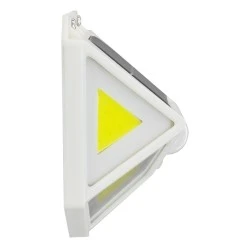 Αυτόνομο ηλιακό φωτιστικό LED COB 10W ψυχρό φως 6000K IP65 με ενσωματωμένη μπαταρία 1200mAh & αισθητήρα ημέρας-νύχτας-κίνησης