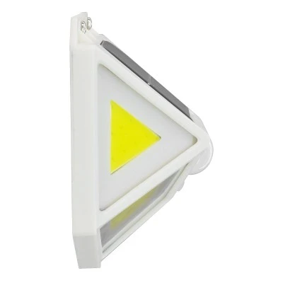 Αυτόνομο ηλιακό φωτιστικό LED COB 10W ψυχρό φως 6000K IP65 με ενσωματωμένη μπαταρία 1200mAh & αισθητήρα ημέρας-νύχτας-κίνησης