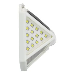 Αυτόνομο ηλιακό φωτιστικό LED SMD 10W 1000lm ψυχρό φως 6000K με μπαταρία 1200mAh, φωτοβολταϊκό πάνελ &, αισθητήρα ημέρας-νύχτας-κίνησης IP65