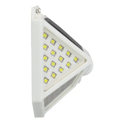 Αυτόνομο ηλιακό φωτιστικό LED SMD 10W 1000lm ψυχρό φως 6000K με μπαταρία 1200mAh, φωτοβολταϊκό πάνελ &, αισθητήρα ημέρας-νύχτας-κίνησης IP65