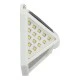 Αυτόνομο ηλιακό φωτιστικό LED SMD 10W 1000lm ψυχρό φως 6000K με μπαταρία 1200mAh, φωτοβολταϊκό πάνελ &, αισθητήρα ημέρας-νύχτας-κίνησης IP65