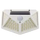 Αυτόνομο ηλιακό φωτιστικό LED SMD 10W 1000lm ψυχρό φως 6000K με μπαταρία 1200mAh, φωτοβολταϊκό πάνελ &, αισθητήρα ημέρας-νύχτας-κίνησης IP65