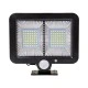 Ηλιακός προβολέας LED SMD 10W 260lm με ενσωματωμένη μπαταρία 1200mAh, φωτοβολταϊκό πάνελ και αισθητήρα ημέρας-νύχτας και κίνησης αδιάβροχος IP65 6000K ψυχρό φως