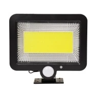 Αυτόνομος ηλιακός προβολέας LED 20W 1200lm ψυχρό λευκό 6000K με ενσωματωμένη μπαταρία & φωτοβολταϊκό πάνελ με αισθητήρα ημέρας-νύχτας και κίνησης αδιάβροχος IP65